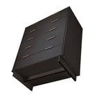 Manhattan Comfort Granville Modern 38" Chest in Charcoal Gray (5-Drawer)