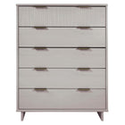 Manhattan Comfort Granville Modern 38" Chest in Light Gray (5-Drawer)