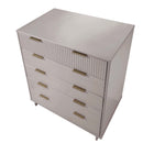 Manhattan Comfort Granville Modern 38" Chest in Light Gray (5-Drawer)