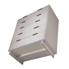 Manhattan Comfort Granville Modern 38" Chest in Light Gray (5-Drawer)