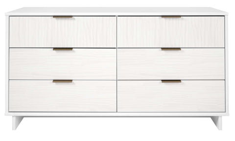 Manhattan Comfort Granville Modern 55" Dresser in White (6-Drawer)