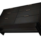 Manhattan Comfort Granville Modern 55" Dresser in Black (6-Drawer)