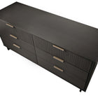 Manhattan Comfort Granville Modern 55" Dresser in Charcoal Gray (6-Drawer)