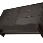 Manhattan Comfort Granville Modern 55" Dresser in Charcoal Gray (6-Drawer)