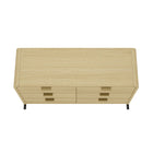 Manhattan Comfort Grace Modern 60" Dresser in Natural Oak (6-Drawer) - DR009-GNO