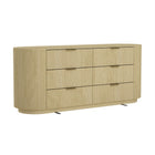 Manhattan Comfort Olivia Modern 71" Dresser in Natural Oak (6-Drawer) - DR010-GNO