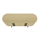 Manhattan Comfort Olivia Modern 71" Dresser in Natural Oak (6-Drawer) - DR010-NO