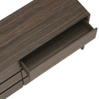 Manhattan Comfort Linda Modern 72" Dresser in Walnut Brown (6-Drawer)