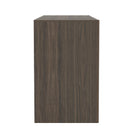 Manhattan Comfort Linda Modern 72" Dresser in Walnut Brown (6-Drawer)