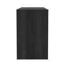 Manhattan Comfort Linda Modern 72" Dresser in Charcoal Gray (6-Drawer)