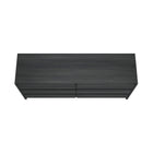 Manhattan Comfort Linda Modern 72" Dresser in Charcoal Gray (6-Drawer)