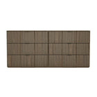 Manhattan Comfort Clive Mid-Century Modern 72" Dresser in Walnut (6-Drawer)