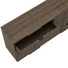 Manhattan Comfort Clive Mid-Century Modern 72" Dresser in Walnut (6-Drawer)