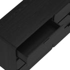 Manhattan Comfort Chrystie Contemporary Modern 60" Dresser in Black (6-Drawer)