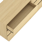 Manhattan Comfort Ardea Contemporary 72" Dresser in Natural Oak (6-Drawer)