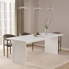 Manhattan Comfort Ella Modern 79" Dining Table in White