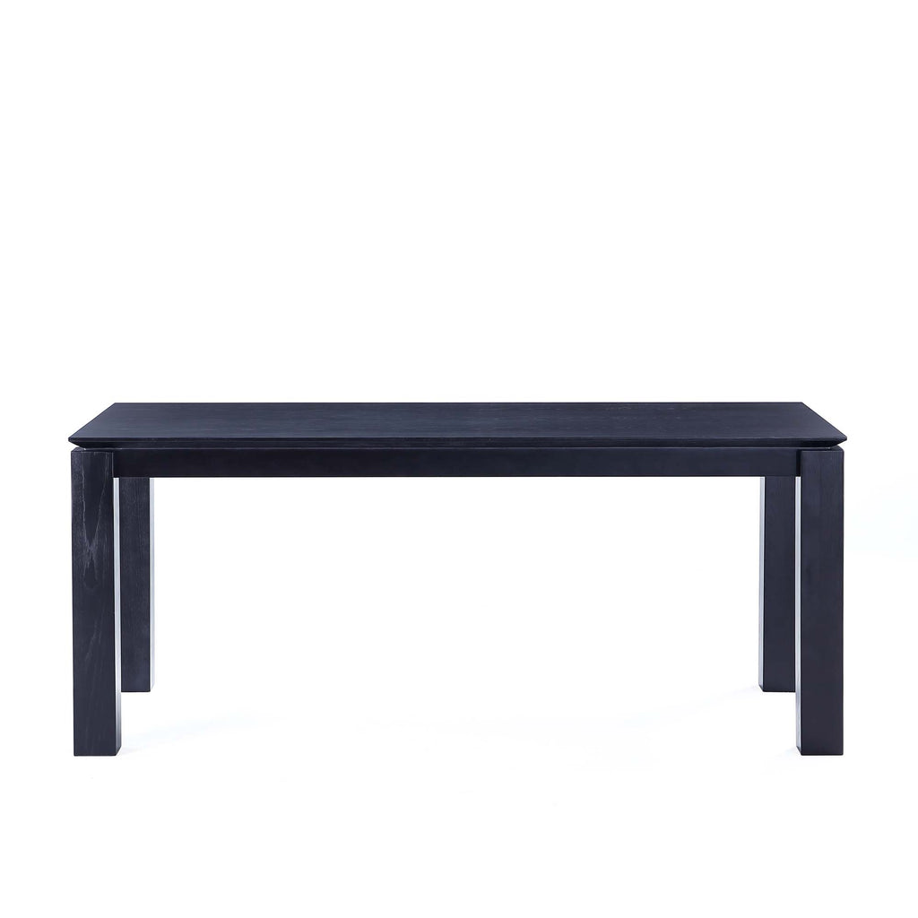 Manhattan Comfort Rockaway Modern Industry Chic 71" Dining Table in Black