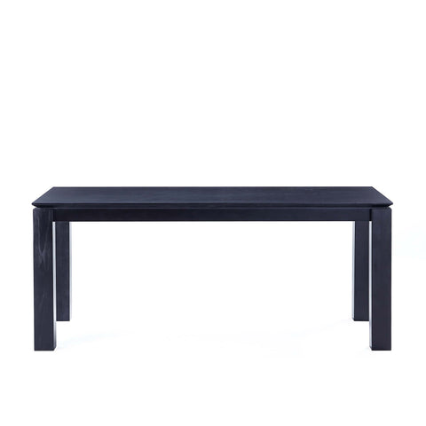 Manhattan Comfort Rockaway Modern Industry Chic 71" Dining Table in Black