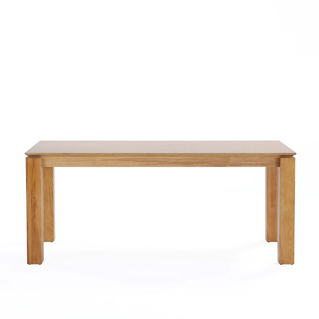 Manhattan Comfort Rockaway Modern Industry Chic 71" Dining Table in Natural
