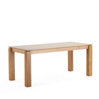 Manhattan Comfort Rockaway Modern Industry Chic 71" Dining Table in Natural