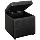 Modway Volt Storage Upholstered Vinyl Ottoman
