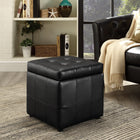Modway Volt Storage Upholstered Vinyl Ottoman