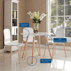 Modway Track Round Dining Table