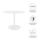 Modway Lippa 40" Round Wood Dining Table