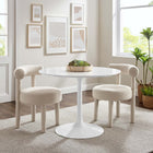 Modway Lippa 40" Round Wood Dining Table