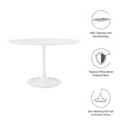 Modway Lippa 48" Round Wood Dining Table