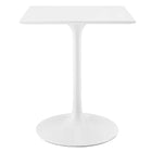 Modway Lippa 24" Square Wood Dining Table  