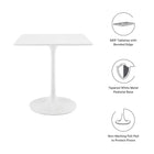 Modway Lippa 28" Square Wood Dining Table
