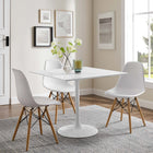 Modway Lippa 36" Square Wood Dining Table