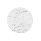 Modway Lippa 28" Round Faux Marble Dining Table