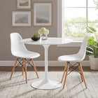 Modway Lippa 36" Round Faux Marble Dining Table