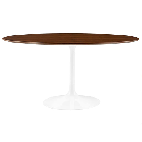Modway Lippa 60" Oval Wood Dining Table  