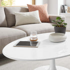 Modway Lippa 42" Oval Wood Coffee Table