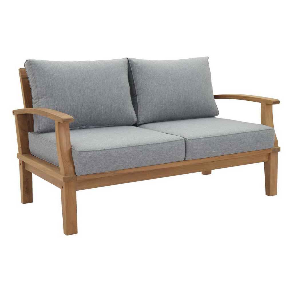 Modway Marina Outdoor Patio Teak Loveseat  