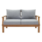 Modway Marina Outdoor Patio Teak Loveseat
