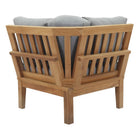 Modway Marina Outdoor Patio Teak Corner Sofa