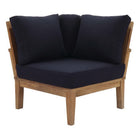 Modway Marina Outdoor Patio Teak Corner Sofa  
