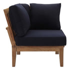 Modway Marina Outdoor Patio Teak Corner Sofa