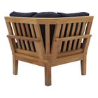 Modway Marina Outdoor Patio Teak Corner Sofa