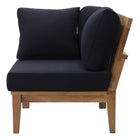 Modway Marina Outdoor Patio Teak Corner Sofa