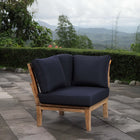Modway Marina Outdoor Patio Teak Corner Sofa