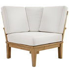 Modway Marina Outdoor Patio Teak Corner Sofa  