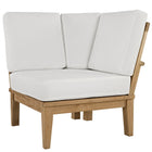 Modway Marina Outdoor Patio Teak Corner Sofa