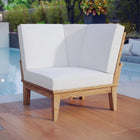 Modway Marina Outdoor Patio Teak Corner Sofa