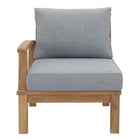 Modway Marina Outdoor Patio Teak Left-Facing Sofa