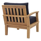Modway Marina Outdoor Patio Teak Left-Facing Sofa